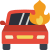 19.05.2024 12:43:29 Lempäälä Liikennevälinepalo Palava auto sulki liikenteen Kolmostiellä Lempäälässä